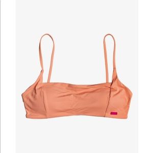 Roxy Peach Bikini Top